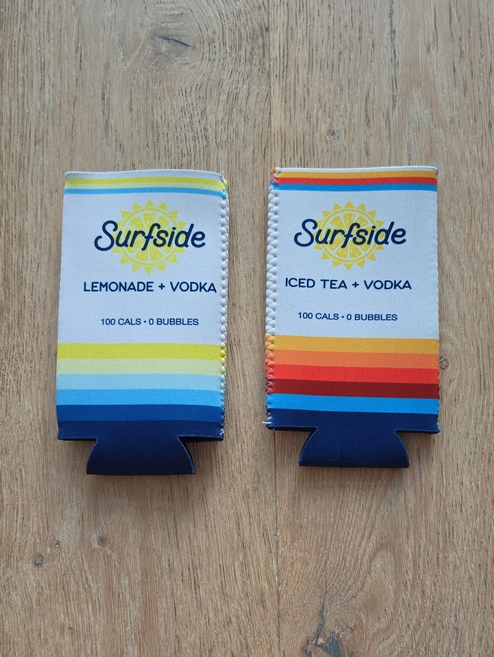 NWOT Surfside 24oz REVERSIBLE Can Coolers (Set of 2)